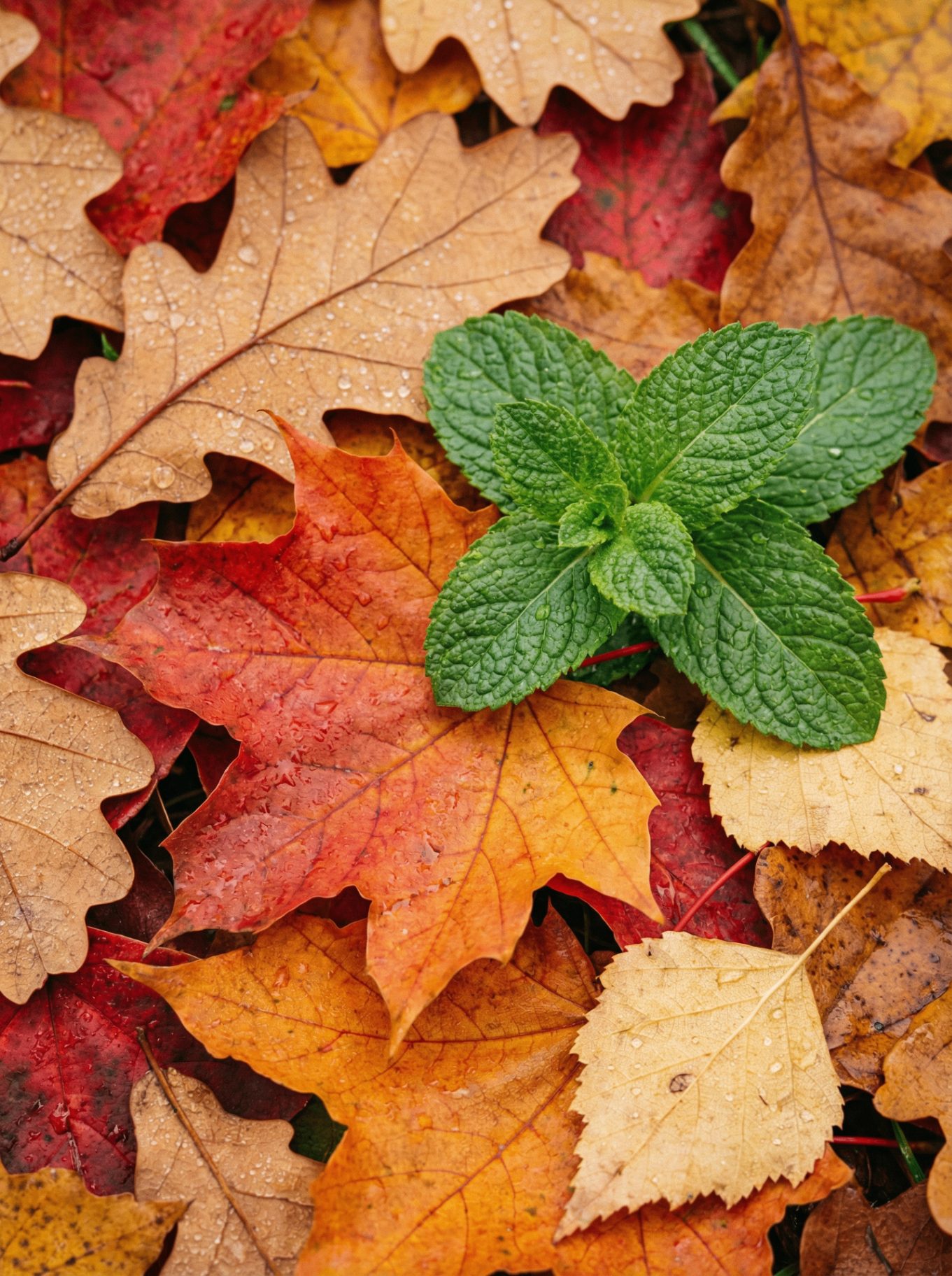 Herbstlaub & Minze Essenz — Detail